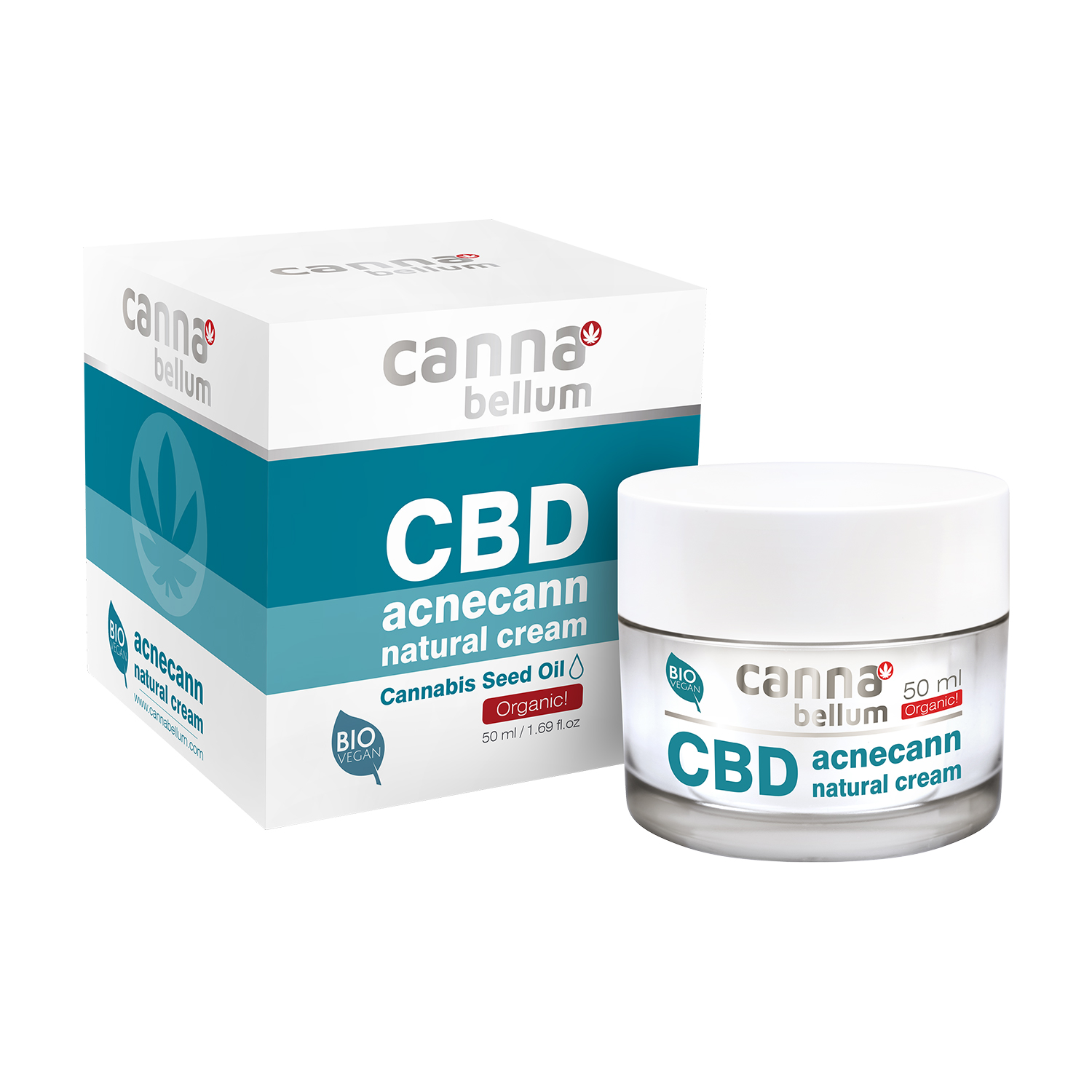 Cannabellum CBD acnecann natural cream 50ml P1244 komplet WEB 102